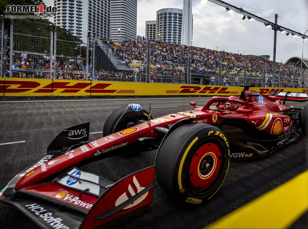 Foto zur News: Charles Leclerc muss im Singapur-Quali einen Dämpfer hinnehmen