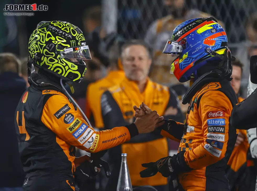 Lando Norris, Oscar Piastri Foto zur News: Lando Norris, Oscar Piastri