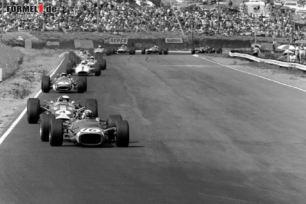 Foto zur News: Szene vom Formel-1-Auftakt 1968 in Kyalami im Januar