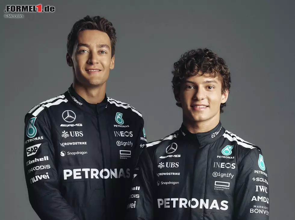 George Russell und Andrea Kimi Antonelli Foto zur News: George Russell und Andrea Kimi Antonelli