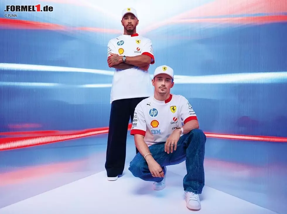 Foto zur News: Lewis Hamilton, Charles Leclerc, Ferrari