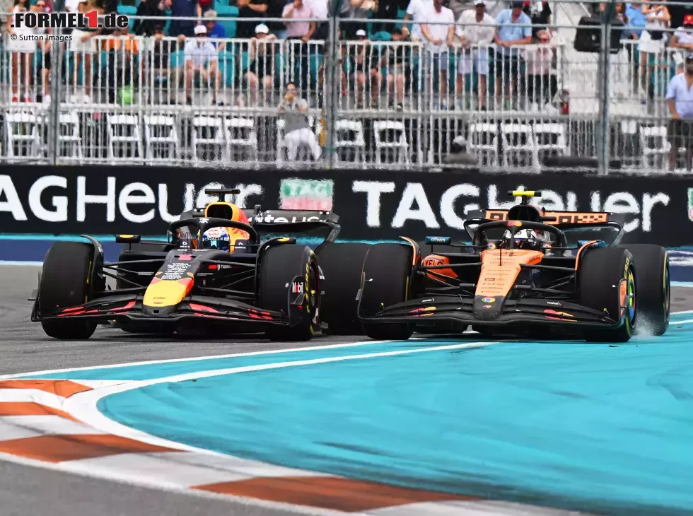 Miami offenbarte erneut Lando Norris' Zweikampfschwäche: Gegen Max Verstappen kaum gewachsen Foto zur News: Miami offenbarte erneut Lando Norris' Zweikampfschwäche: Gegen Max Verstappen kaum gewachsen