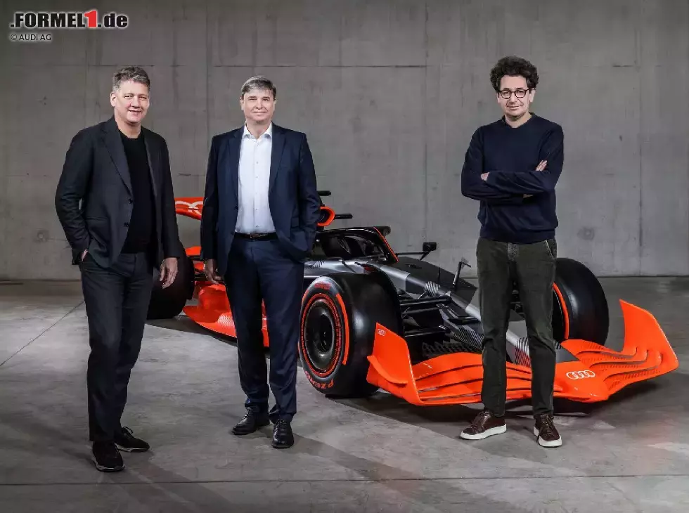 Foto zur News: Gernot Döllner, Jürgen Rittersberger, Mattia Binotto