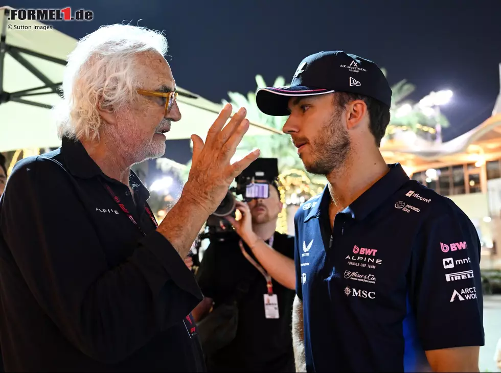 Flavio Briatore, Pierre Gasly Foto zur News: Flavio Briatore, Pierre Gasly