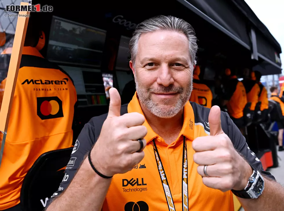 McLaren-Boss Zak Brown ärgert sich über die Anschuldigungen der Konkurrenz Foto zur News: McLaren-Boss Zak Brown ärgert sich über die Anschuldigungen der Konkurrenz