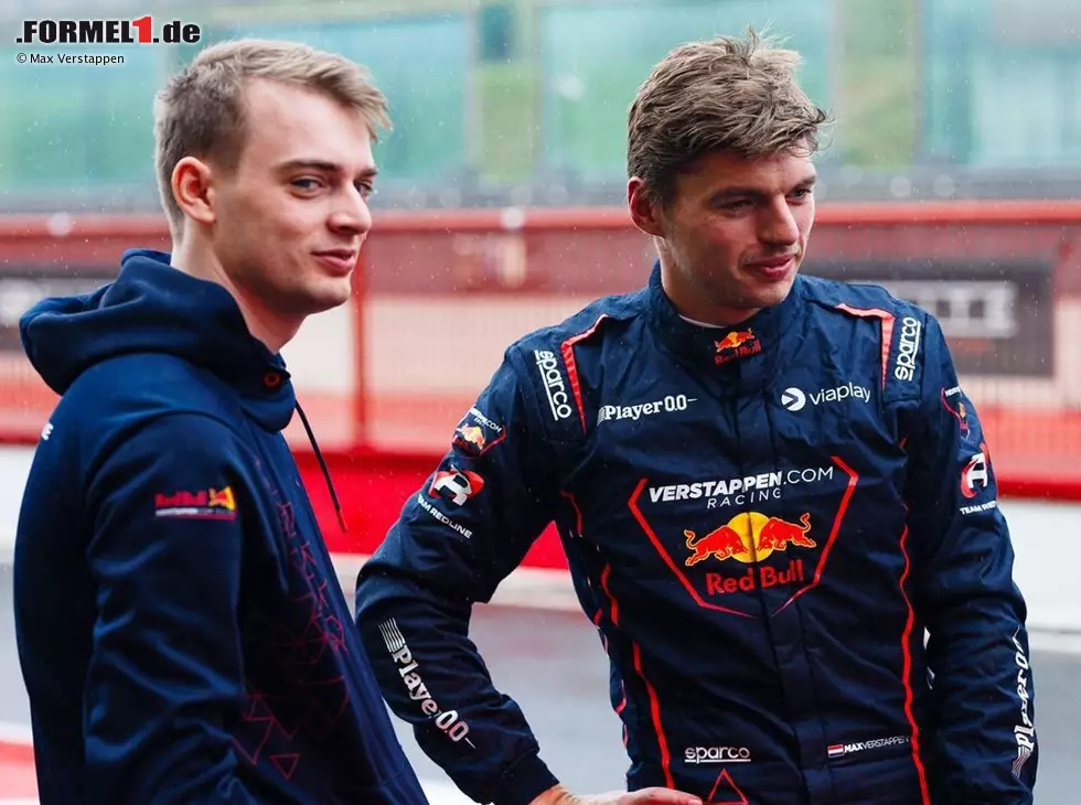 Chris Lulham und Max Verstappen Foto zur News: Chris Lulham und Max Verstappen