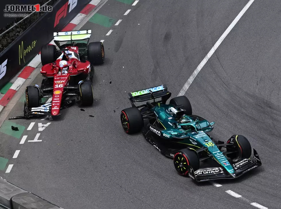 Charles Leclerc, Lance Stroll Foto zur News: Charles Leclerc, Lance Stroll