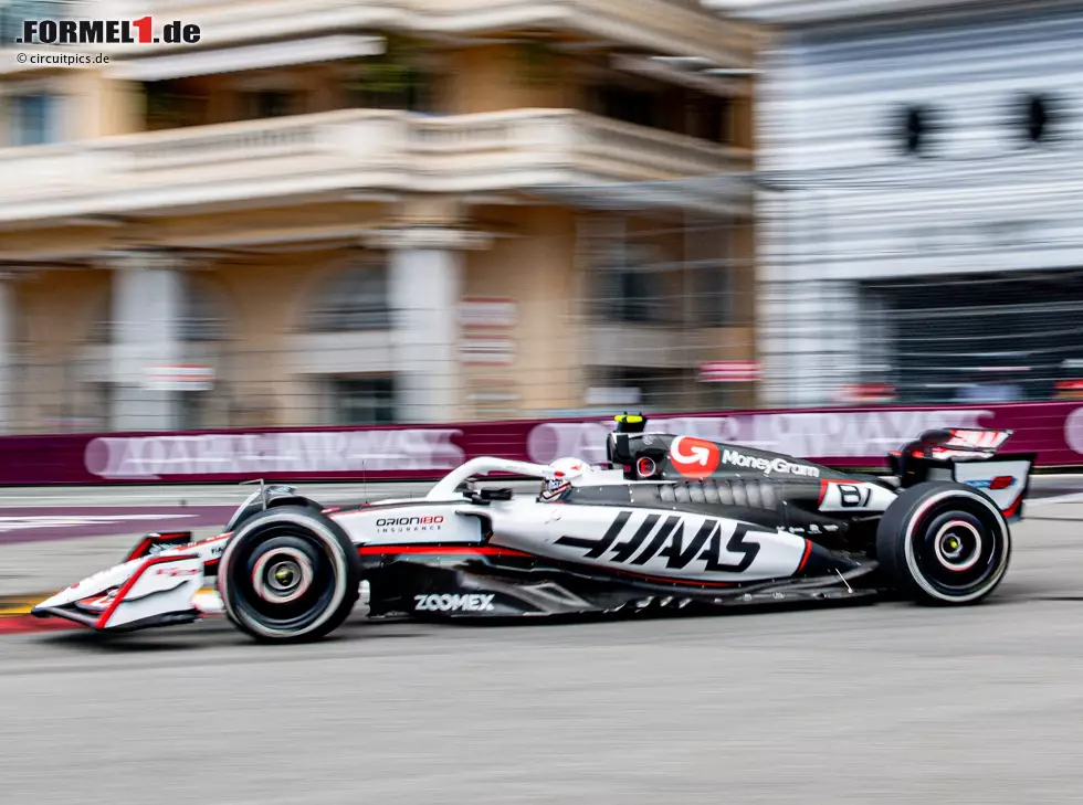 Foto zur News: Oliver Bearman (Haas VF-25) beim Formel-1-Rennen in Monaco 2025
