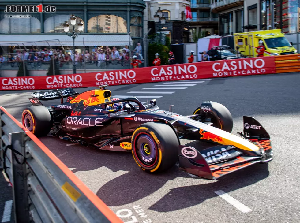Max Verstappen und Red Bull gab das zweite Training in Monaco doch zu denken Foto zur News: Max Verstappen und Red Bull gab das zweite Training in Monaco doch zu denken