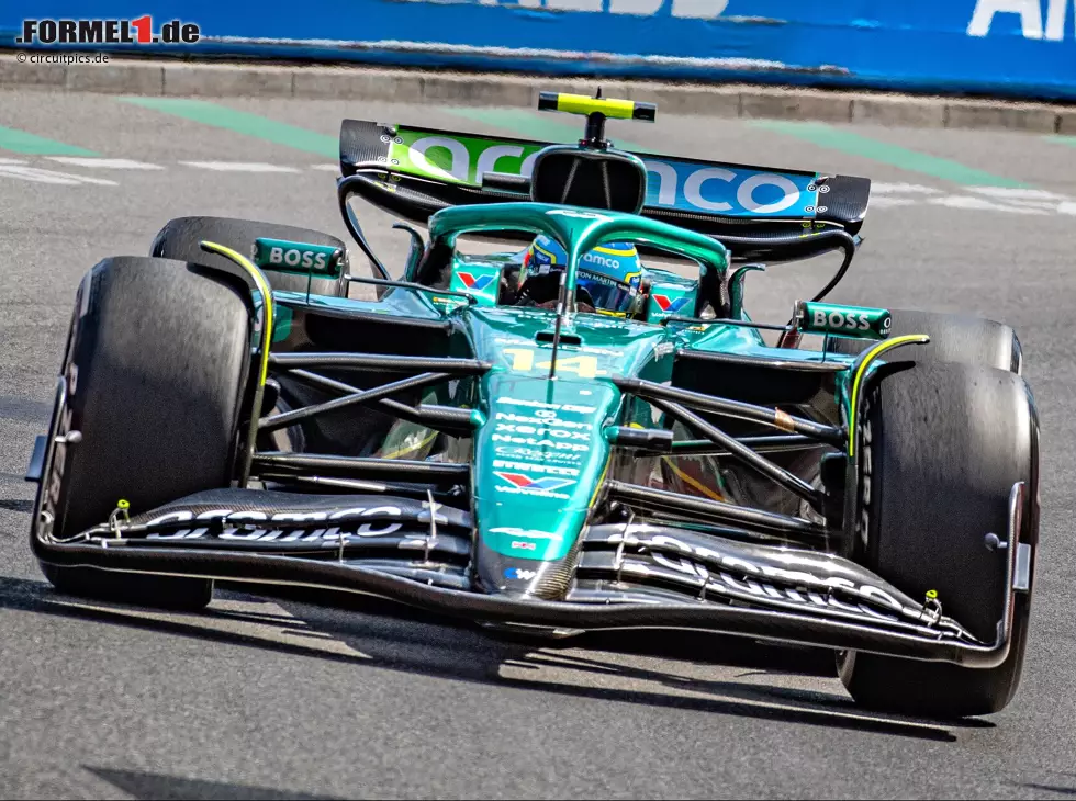 Fernando Alonso im Aston Martin AMR25 beim Formel-1-Rennen in Monaco 2025 Foto zur News: Fernando Alonso im Aston Martin AMR25 beim Formel-1-Rennen in Monaco 2025