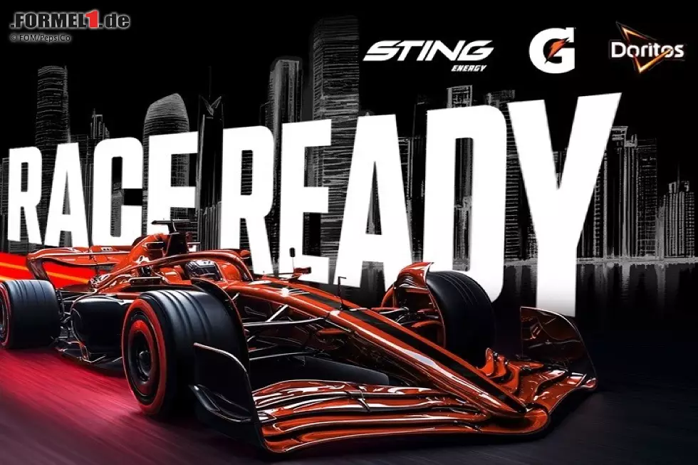 Foto zur News: Werbeposter von PepsiCo zum Einstieg als Formel-1-Sponsor 2025