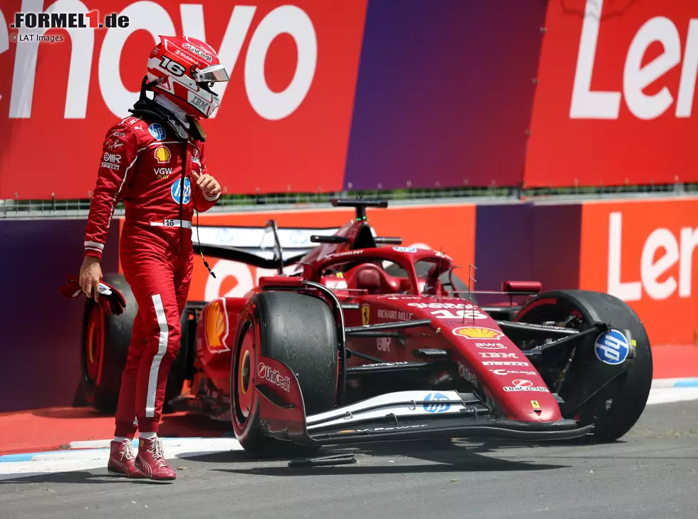 Foto zur News: Charles Leclerc gibt zu, dass es ein &quot;dummer Unfall&quot; war