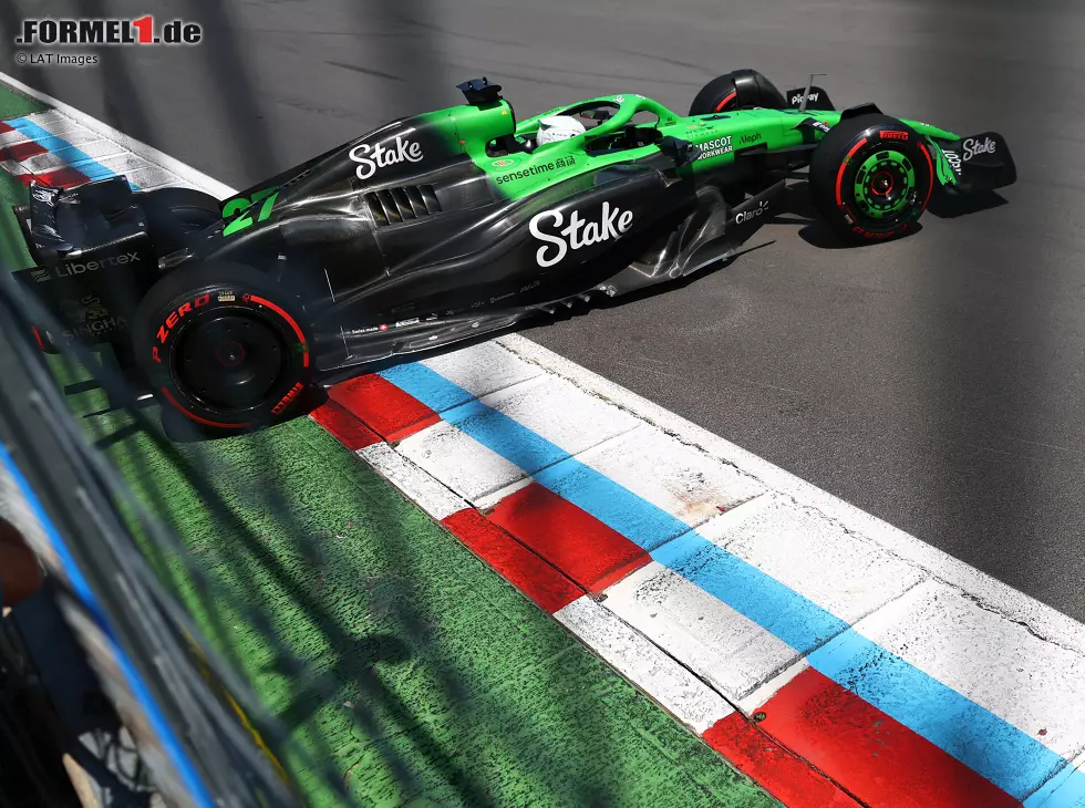 Foto zur News: Im Training sorgte Nico Hülkenberg für einen wilden Dreher