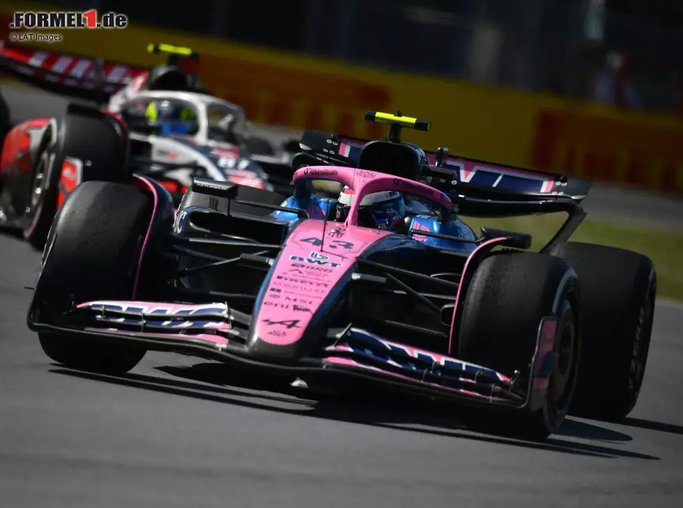 Foto zur News: Franco Colapinto und Oliver Bearman beim Formel-1-Rennen in Kanada 2025