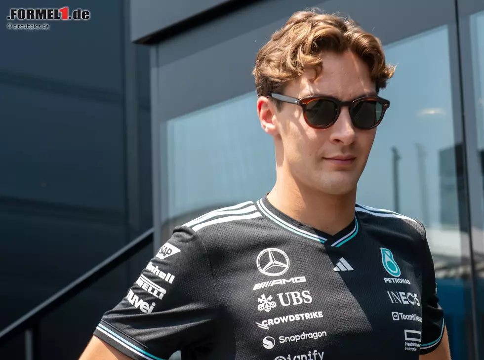 Foto zur News: George Russell (Mercedes) beim Formel-1-Rennen in Österreich 2025