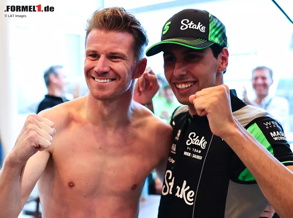 Nico Hülkenberg, Gabriel Bortoleto Foto zur News: Nico Hülkenberg, Gabriel Bortoleto