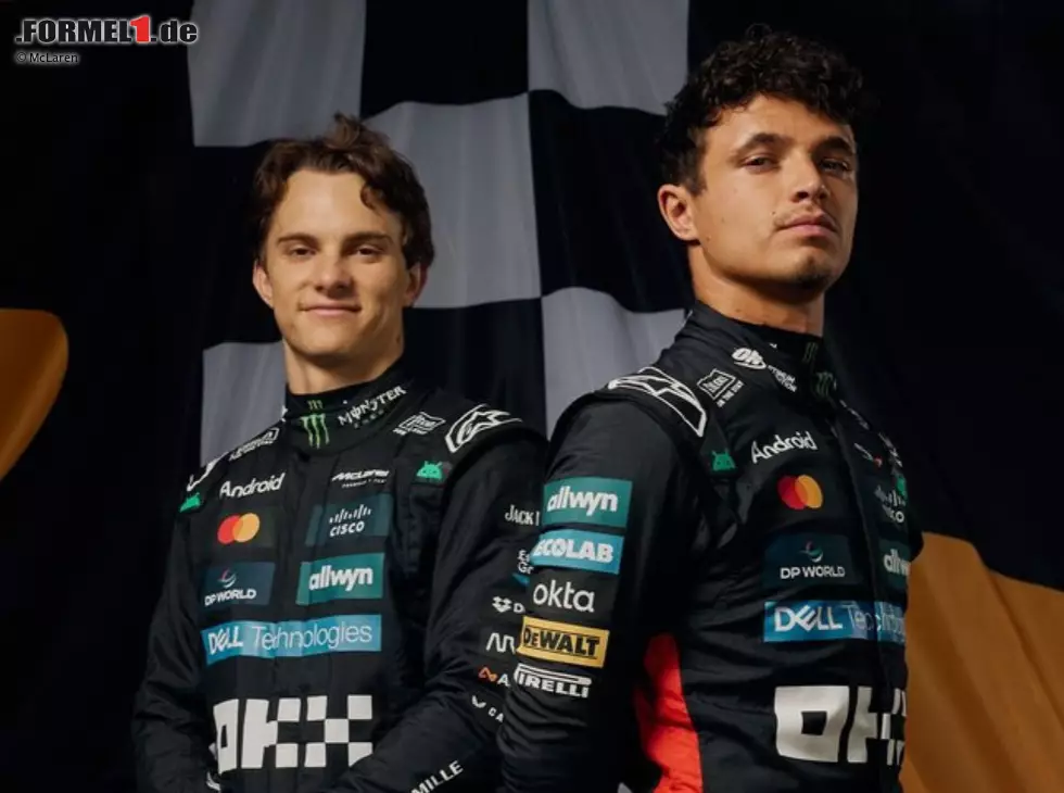 Foto zur News: Oscar Piastri, Lando Norris