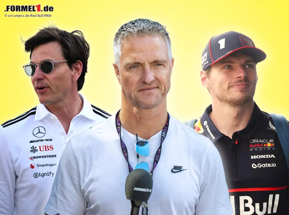Toto Wolff, Ralf Schumacher, Max Verstappen Foto zur News: Toto Wolff, Ralf Schumacher, Max Verstappen