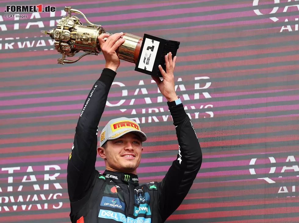 Lando Norris feierte in Silverstone den größten Erfolg seiner bisherigen Karriere Foto zur News: Lando Norris feierte in Silverstone den größten Erfolg seiner bisherigen Karriere