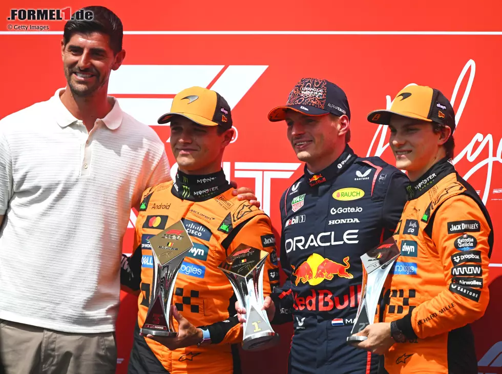 Max Verstappen, Oscar Piastri, Lando Norris Foto zur News: Max Verstappen, Oscar Piastri, Lando Norris