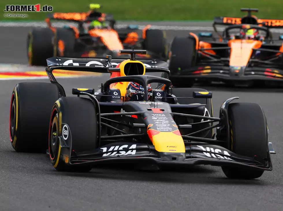 Foto zur News: Max Verstappen, Oscar Piastri, Lando Norris