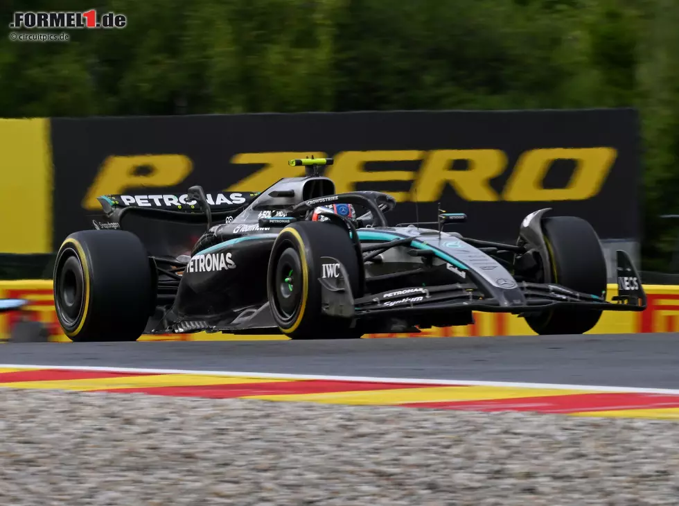 Foto zur News: Andrea Kimi Antonelli (Mercedes W16) beim Formel-1-Rennen in Belgien 2025