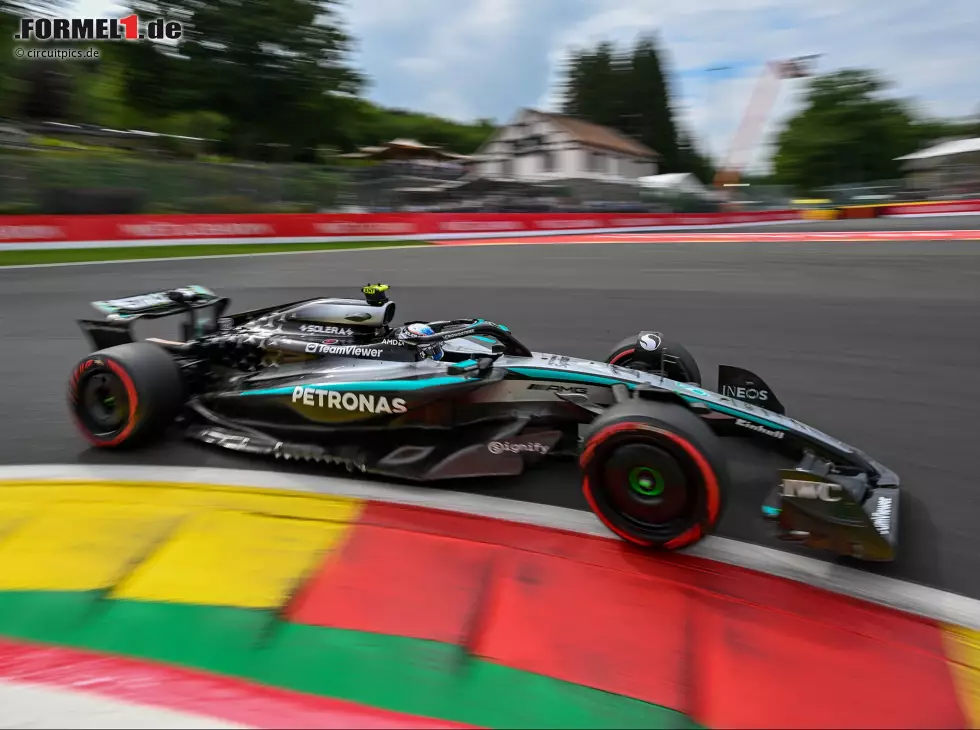 Foto zur News: Andrea Kimi Antonelli (Mercedes W16) beim Formel-1-Rennen in Belgien 2025