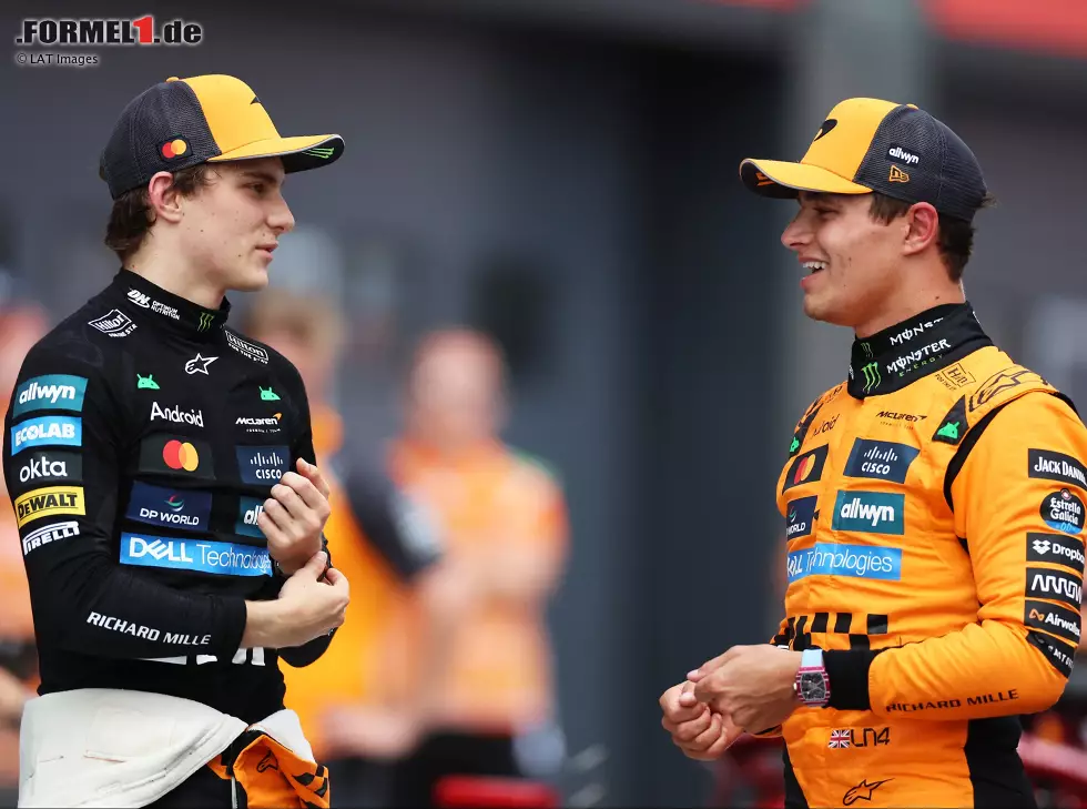 Foto zur News: Oscar Piastri, Lando Norris
