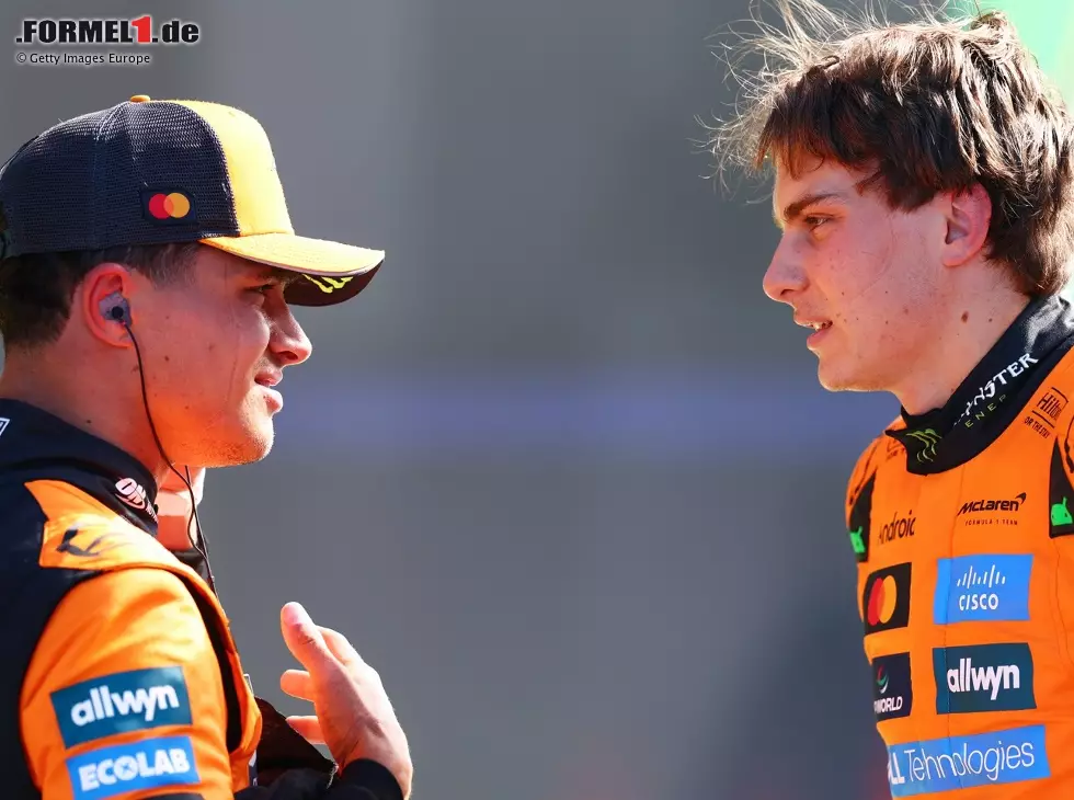 Oscar Piastri, Lando Norris Foto zur News: Oscar Piastri, Lando Norris