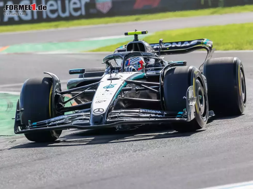 Foto zur News: Andrea Kimi Antonelli (Mercedes W16) beim Formel-1-Rennen in Monza 2025