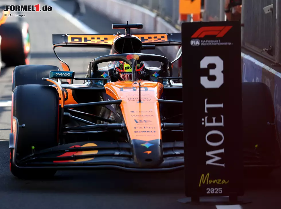 Foto zur News: Oscar Piastri startet am Sonntag nur als Dritter in den Italien-GP