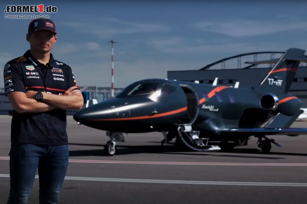 Foto zur News: Max Verstappen und der HondaJet Elite II