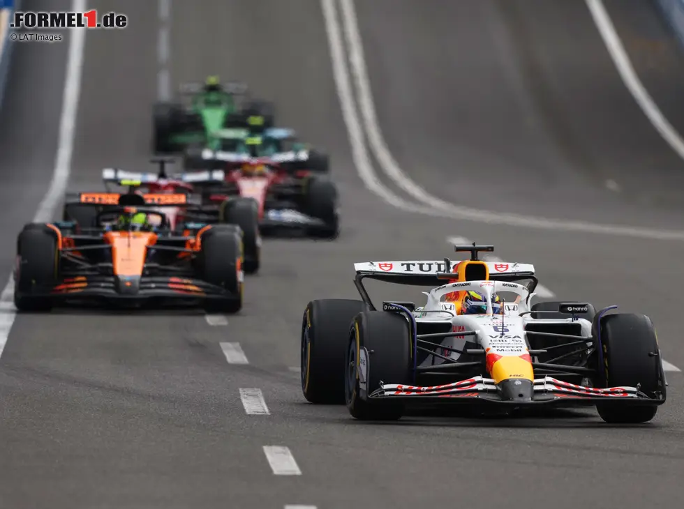 Isack Hadjar, Lando Norris Foto zur News: Isack Hadjar, Lando Norris