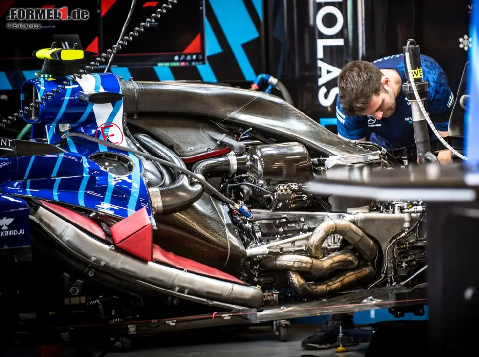 Foto zur News: Ein Mercedes-Formel-1-Motor