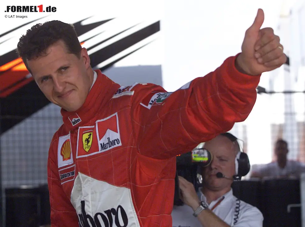 Foto zur News: Michael Schumacher trug den Rennanzug beim Ungarn-GP 2000