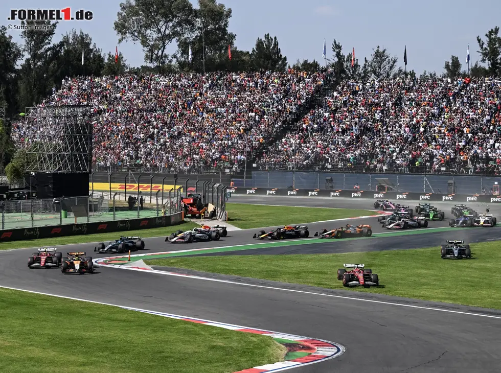 Foto zur News: Formel-1-Start zum Grand Prix von Mexiko 2025