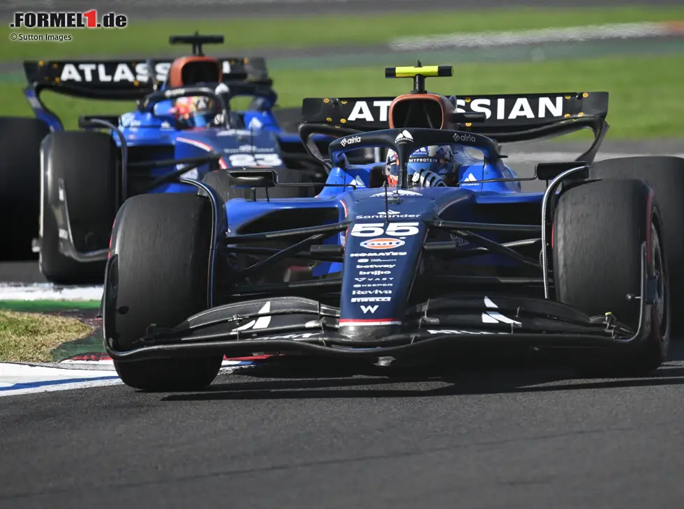 Foto zur News: Die beiden Williams-Fahrer Alexander Albon und Carlos Sainz