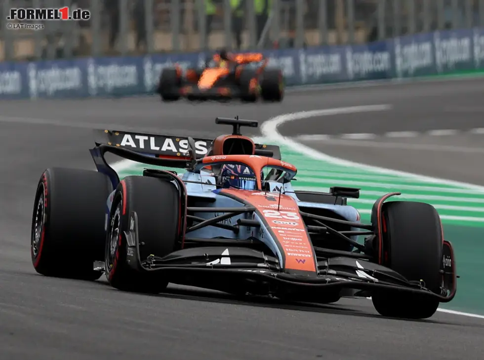 Foto zur News: Alexander Albon verpasste die Punkte als Elfter in Sao Paulo knapp