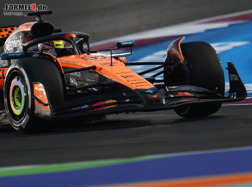 Foto zur News: Oscar Piastri im Freien Training zum Grand Prix von Katar 2025