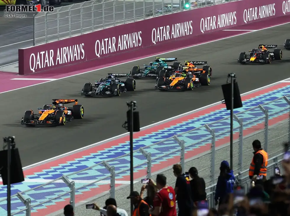 Foto zur News: Start zum Formel-1-Sprint in Katar 2025