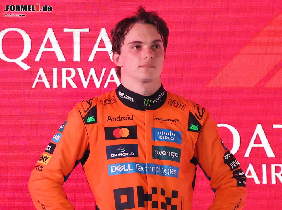 Foto zur News: Oscar Piastri stand die Enttäuschung in Katar ins Gesicht geschrieben