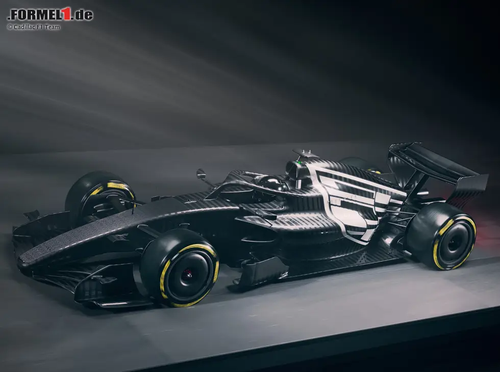 Foto zur News: Sonderdesign von Cadillac für die Formel-1-Tests 2026