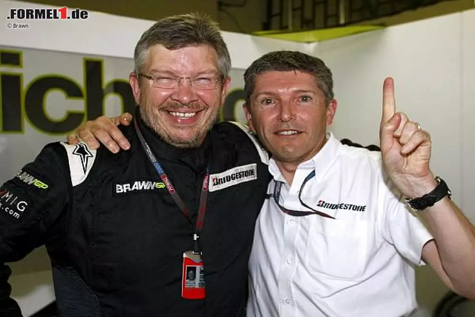 Foto zur News: Ross Brawn und Nick Fry