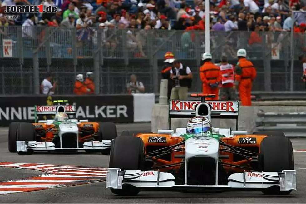 Vitantonio Liuzzi, Adrian Sutil Foto zur News: Vitantonio Liuzzi, Adrian Sutil