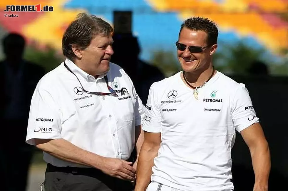 Foto zur News: Norbert Haug und Michael Schumacher