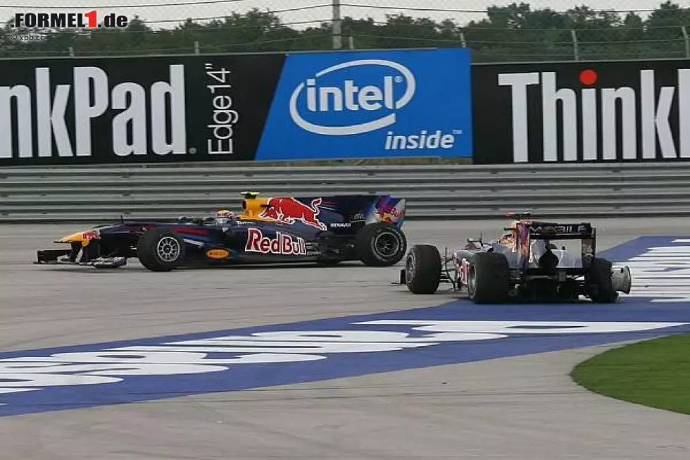Foto zur News: Mark Webber, Sebastian Vettel