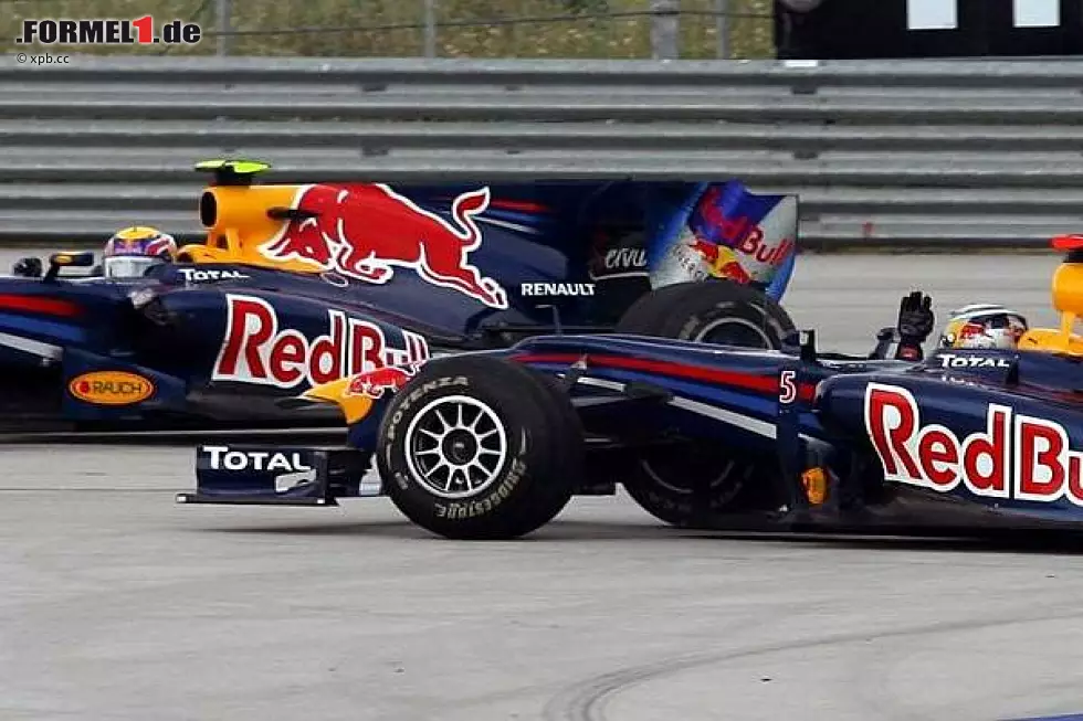 Foto zur News: Mark Webber und Sebastian Vettel