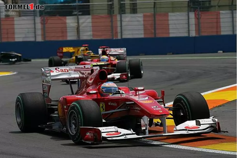 Foto zur News: Fernando Alonso, Felipe Massa