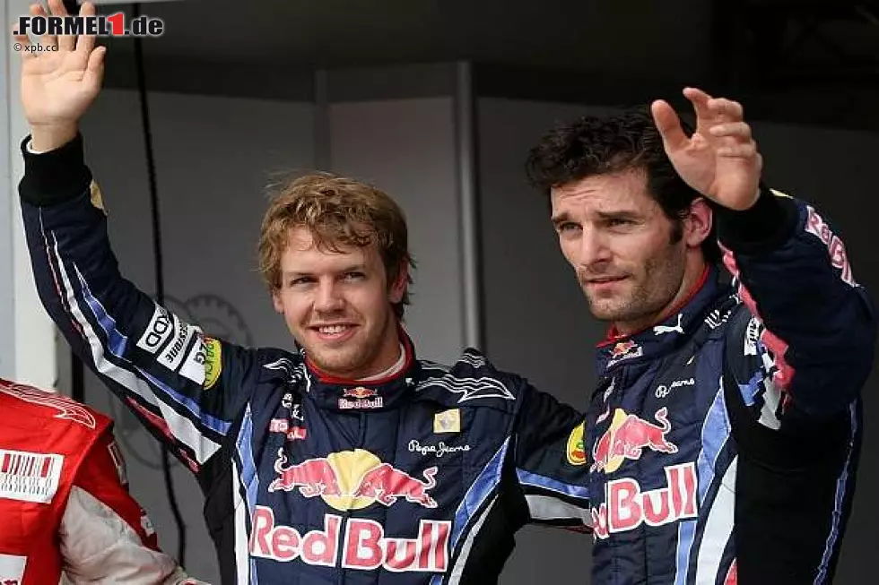 Foto zur News: Sebastian Vettel, Mark Webber