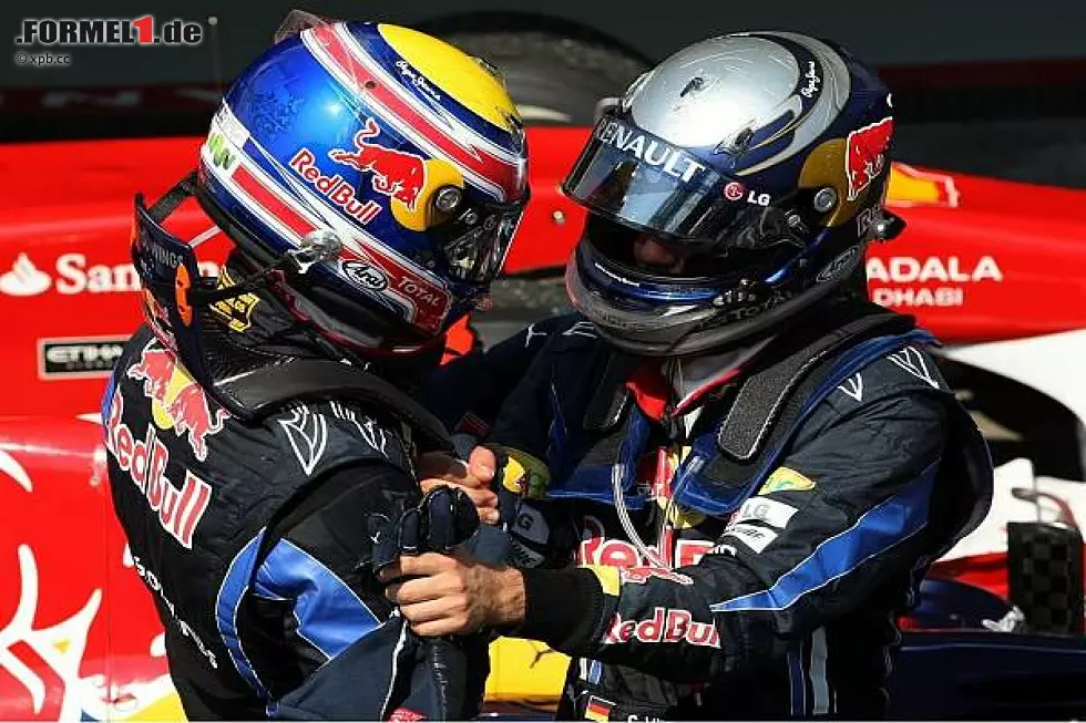 Foto zur News: Mark Webber und Sebastian Vettel